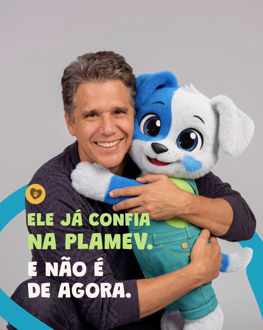 O apresentador e ator brasileiro, Márcio Garcia é o novo embaixador da Plamev!