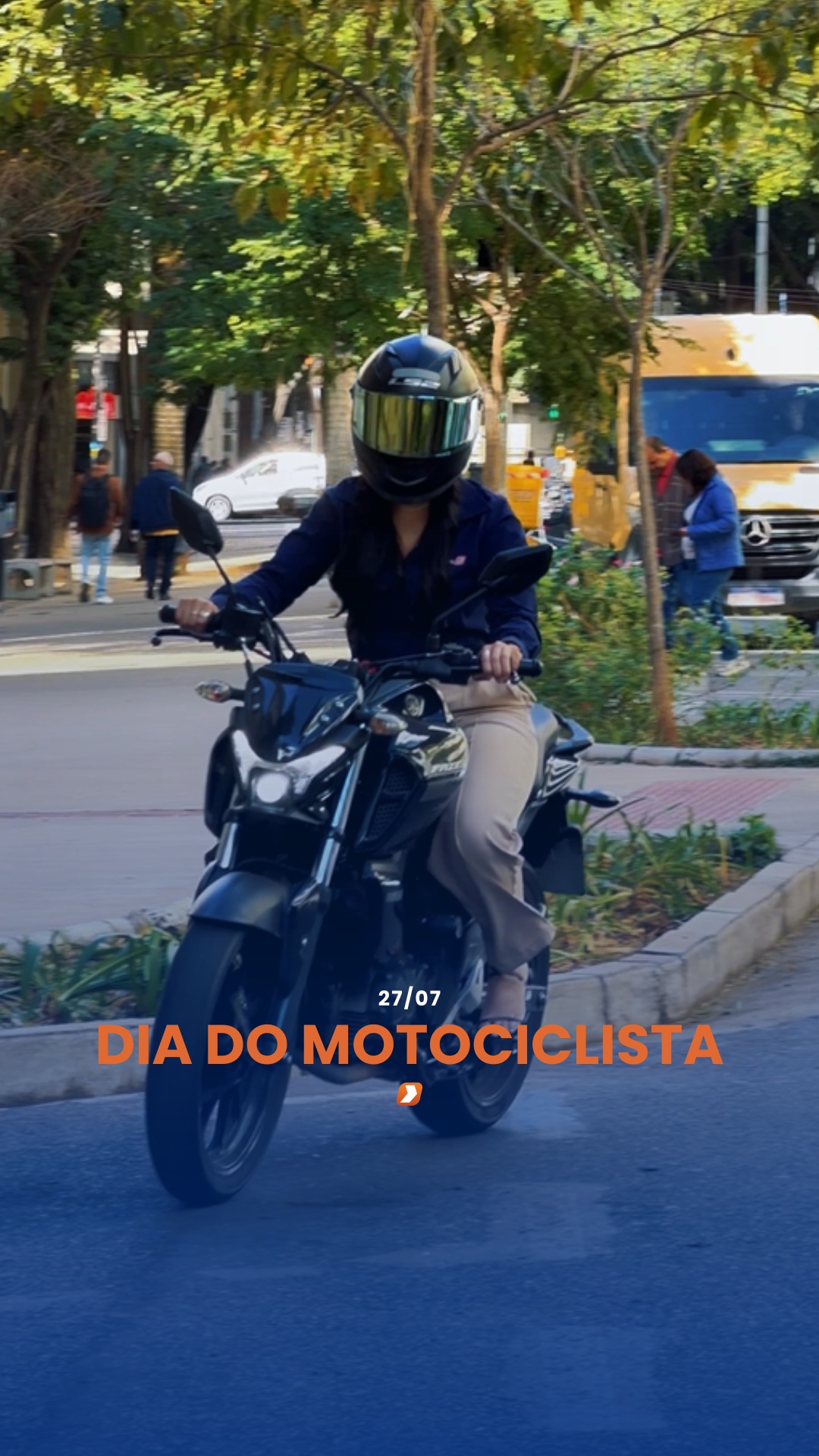 🗓️ Hoje, 27/07, é comemorado o dia do motociclista!