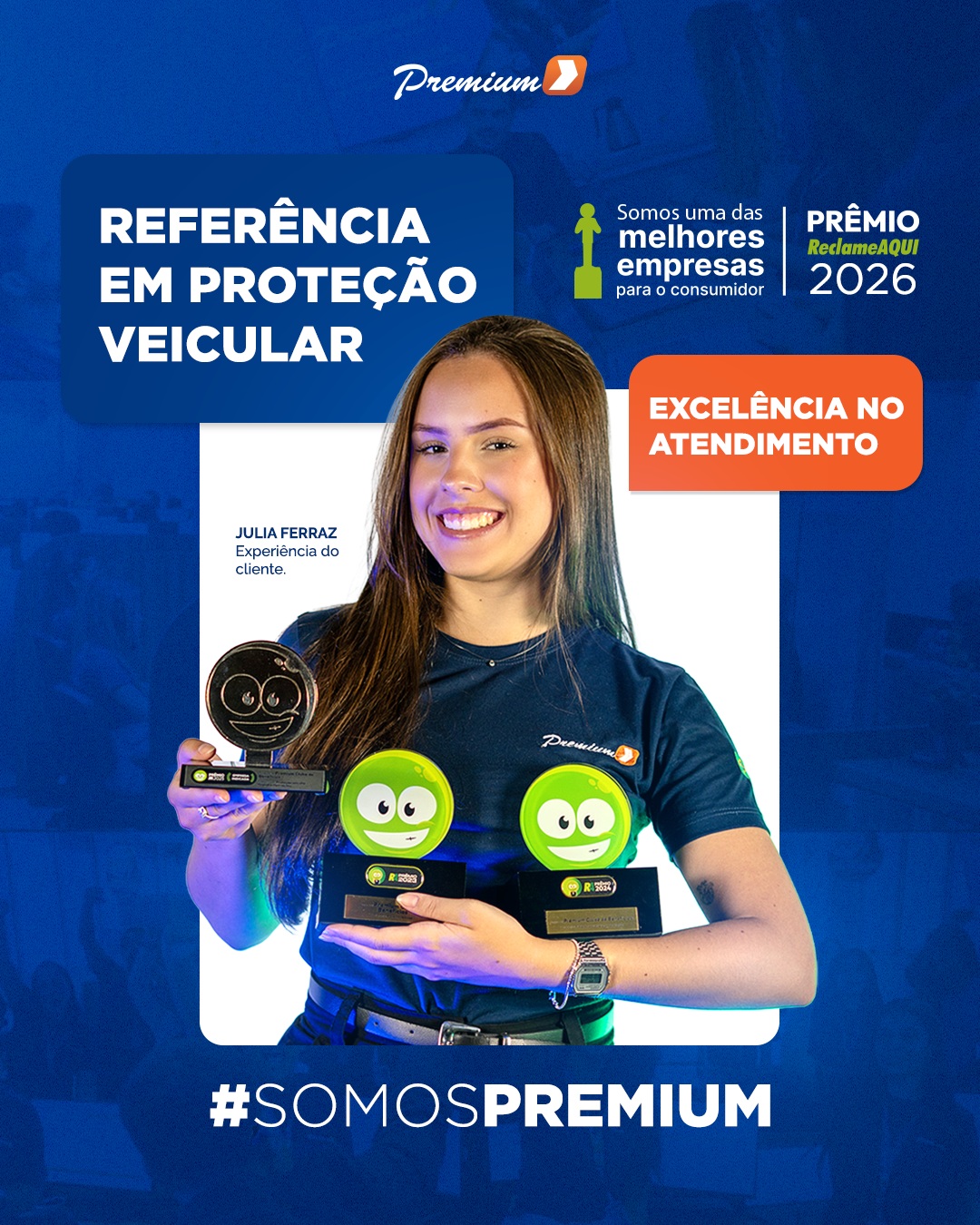 ✨ Excelência no atendimento não é apenas um compromisso da Premium: é a forma como constru